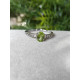 Bague Péridot - Ajustable en Argent Sterling 925