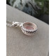 Pendentif Quartz Rose en Argent 925