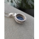Pendentif en Cyanite Bleue Argent 925 sterling