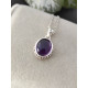 Pendentif Améthyste en Argent 925