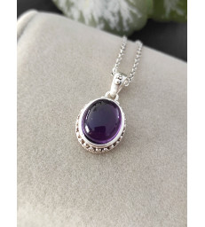 Pendentif Améthyste en Argent 925