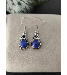 Boucles d'oreilles Lapis lazuli Argent 925