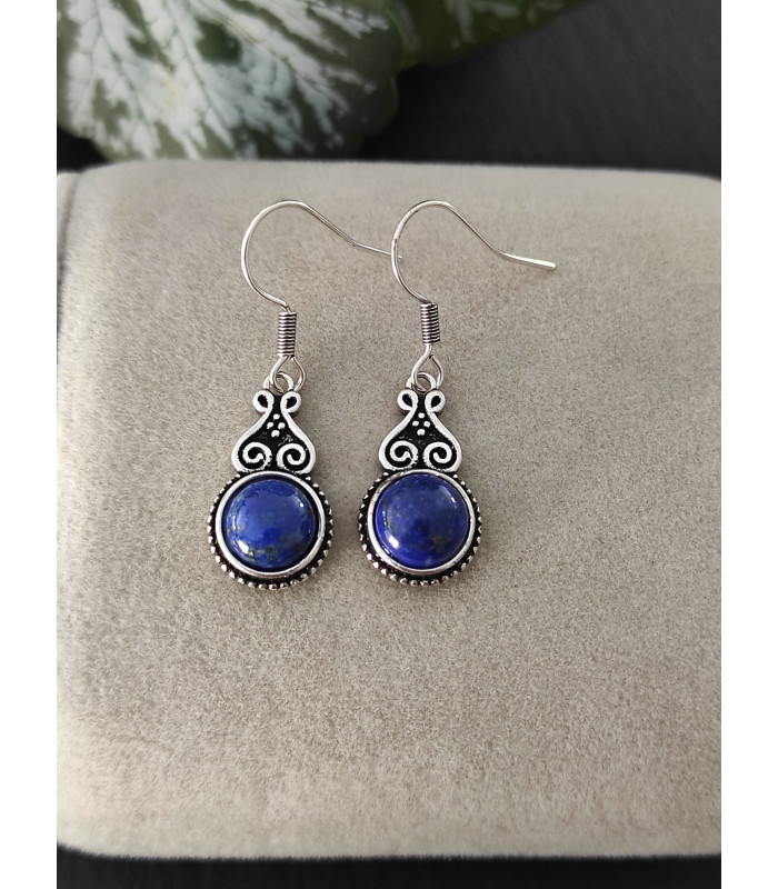 Boucles d'oreilles Lapis lazuli Argent 925