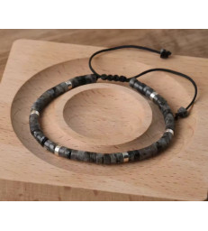 Bracele en Larvikite Ajustable