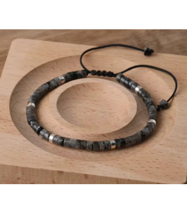 Bracele en Larvikite Ajustable