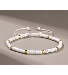 Bracelet Howlite Ajustable