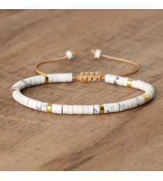 Bracelet Howlite Ajustable