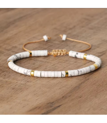 Bracelet Howlite Ajustable