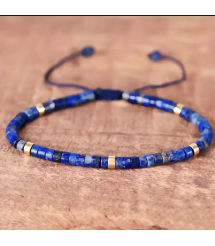 Bracelet Lapis Lazuli Ajustable