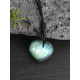 Pendentif Coeur " Protection " en Labradorite
