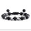 Bracelet Pierre de Lave et Hématite ajustable