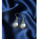 Boucles d'oreilles en pierre de lune 