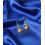 Boucles d'oreilles en Rhodonite Argent Sterling 925