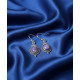 Boucles d'oreille Charoite en Argent Sterling 925