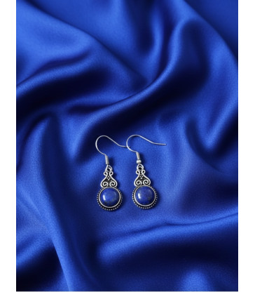 Boucles d'oreilles Lapis lazuli Argent 925