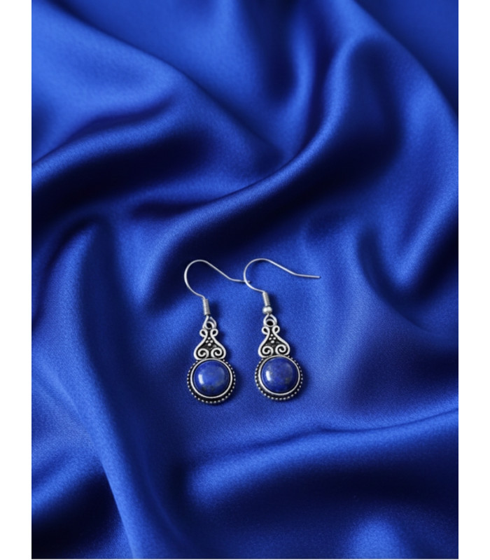 Boucles d'oreilles Lapis lazuli Argent 925