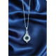 Pendentif en Obsidienne noire argent 925