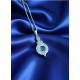 Pendentif en Cyanite argent 925