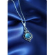 Pendentif en Cyanite argent 925
