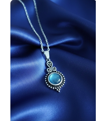 Pendentif en Cyanite argent 925