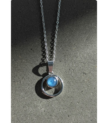 Pendentif en Cyanite argent 925