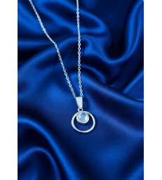 Pendentif en Pierre de lune argent 925