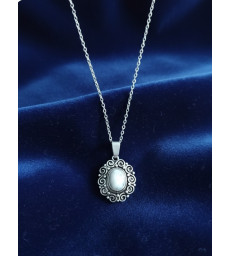 Pendentif en Pierre de lune argent 925
