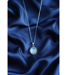 Pendentif en Pierre de lune argent 925