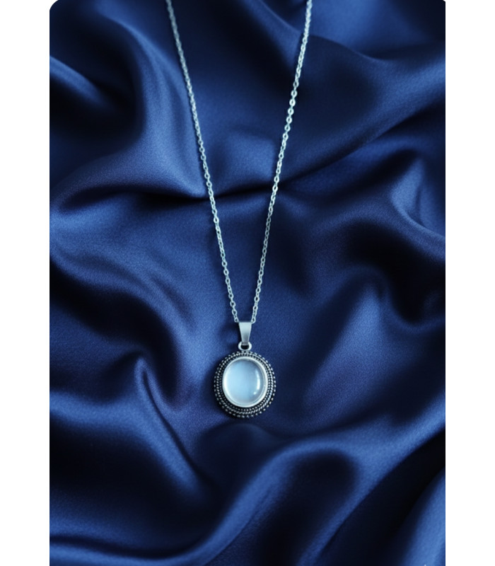 Pendentif en Pierre de lune argent 925