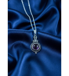 Pendentif en Améthyste argent 925