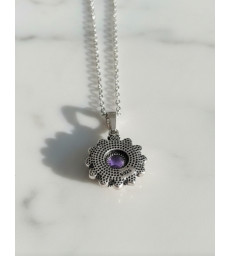 Pendentif en Charoite en Argent 925
