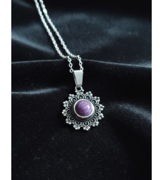 Pendentif en Charoite en Argent 925