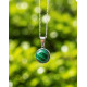 Pendentif " Guérison " en Malachite