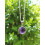 Pendentif Rond en Améthyste