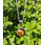 Pendentif Rond en Oeil de tigre