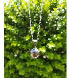 Pendentif rond en Pyrite