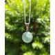Pendentif Rond en Aventurine verte