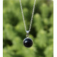 Pendentif en Obsidienne noire