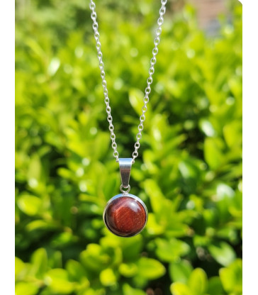Pendentif Rond en Oeil de Taureau