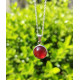 Pendentif Rond en Cornaline