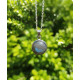 Pendentif Rond en Labradorite