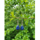 Boucles d'oreilles goutte d'eau Lapis lazuli