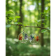 Boucles D'oreilles  abre de vie des 7 chakras