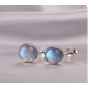 Boucles d'oreilles Labradorite Argent 925s