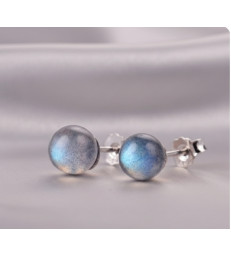 Boucles d'oreilles Labradorite Argent sterling  925