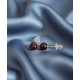Boucles d'oreilles en Ambre Argent 925