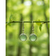 Boucles d'oreilles Rondes en Aventurine verte