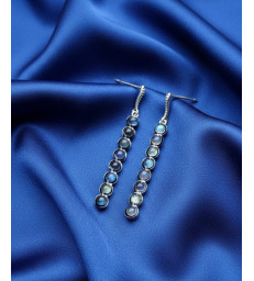 Boucles d'oreilles Labradorite Argent sterling 925