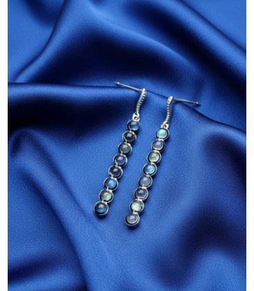 Boucles d'oreilles Labradorite Argent sterling  925