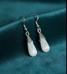 Boucle d'oreille en Sélénite